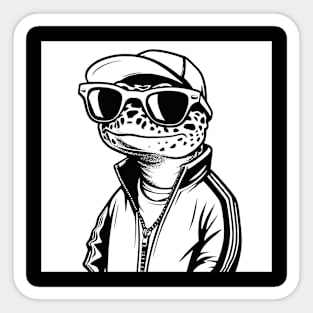 streetwear Gecko - Geco King Sticker